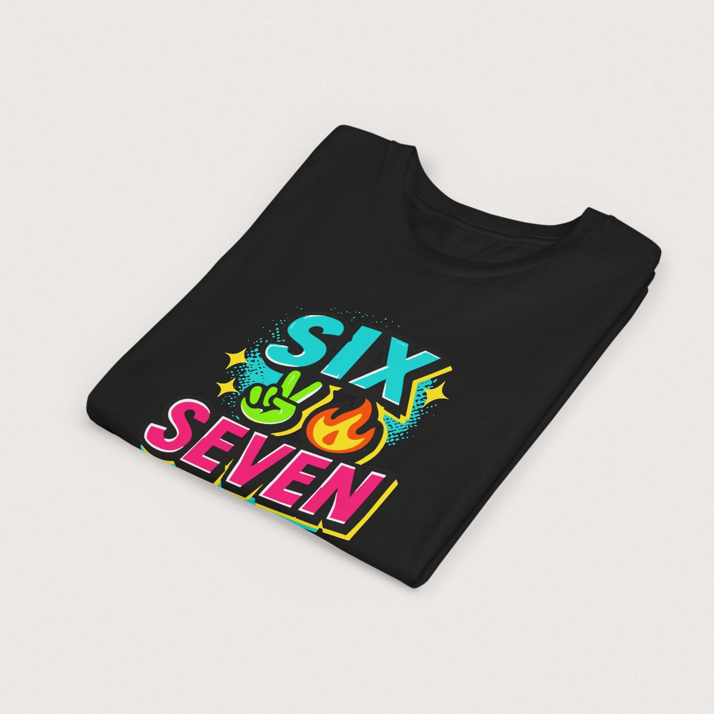 Youth - Six Seven Shirt – Funny 6 7 Meme Tee, Viral TikTok Trend Graphic T-Shirt, Gen Alpha Slang, Black Friday, Christmas Gift | Youth Sizes