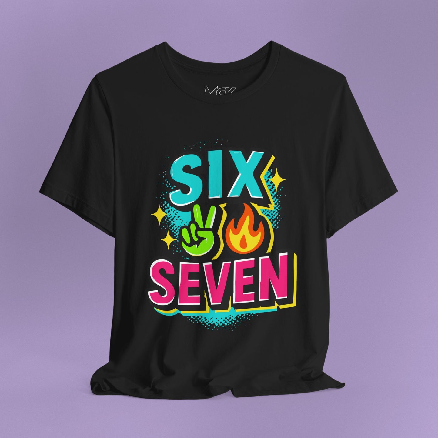 Six Seven T‑Shirt – Meme Slang Tee, TikTok Phrase & Basketball Humor