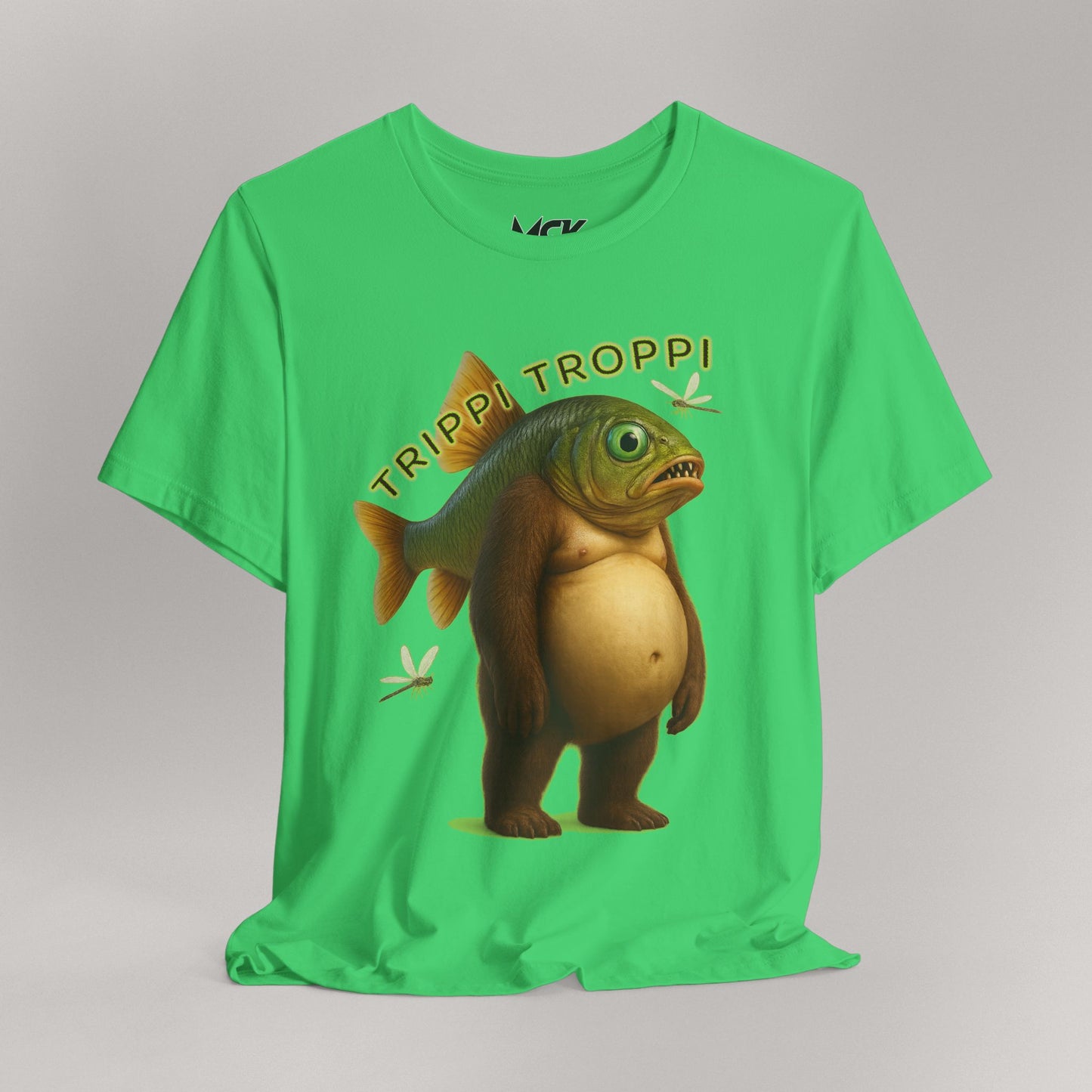 Trippi Troppi Bear‑Fish T‑Shirt – Italian Brainrot Meme Shirt, King of the Sea Edition