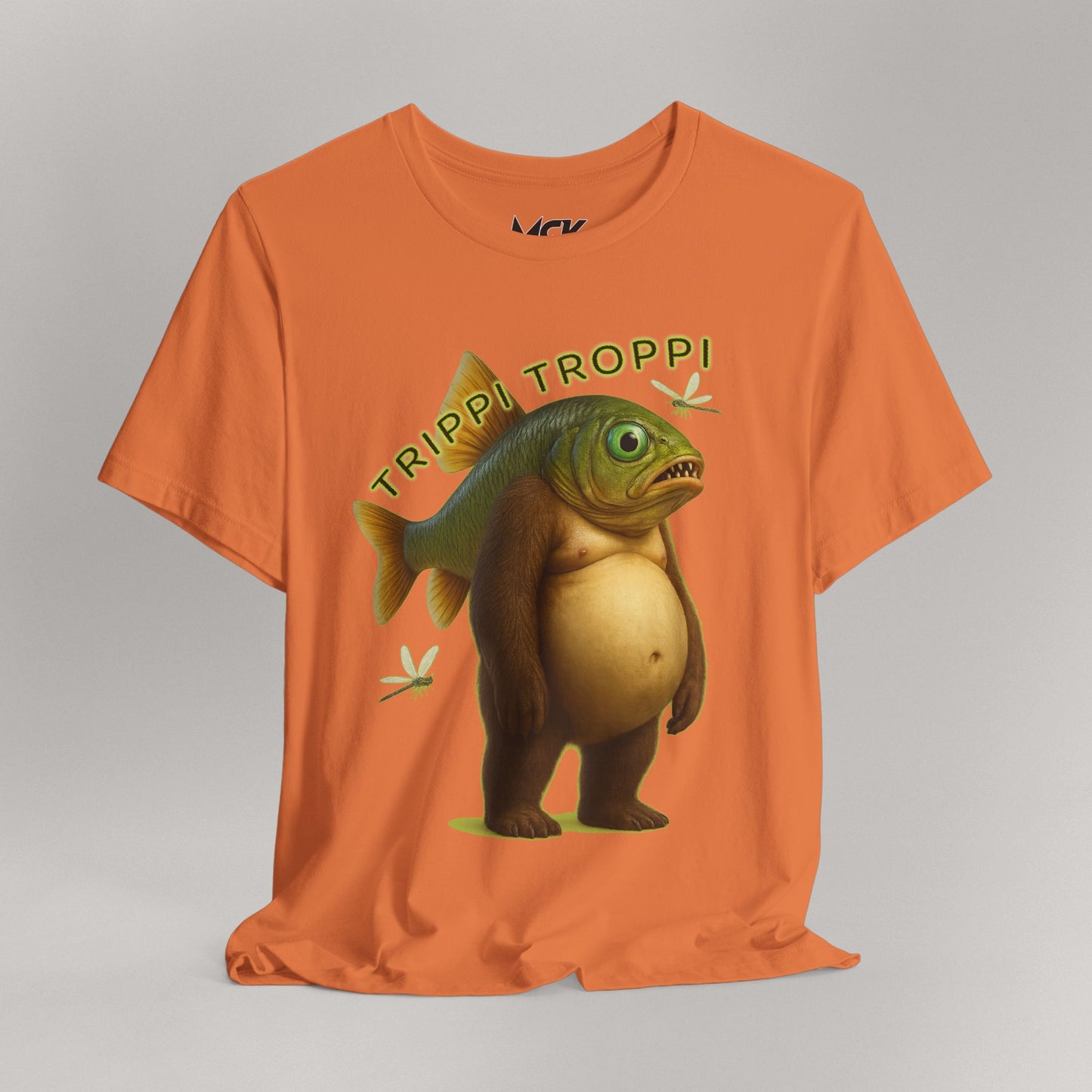 Trippi Troppi Bear‑Fish T‑Shirt – Italian Brainrot Meme Shirt, King of the Sea Edition