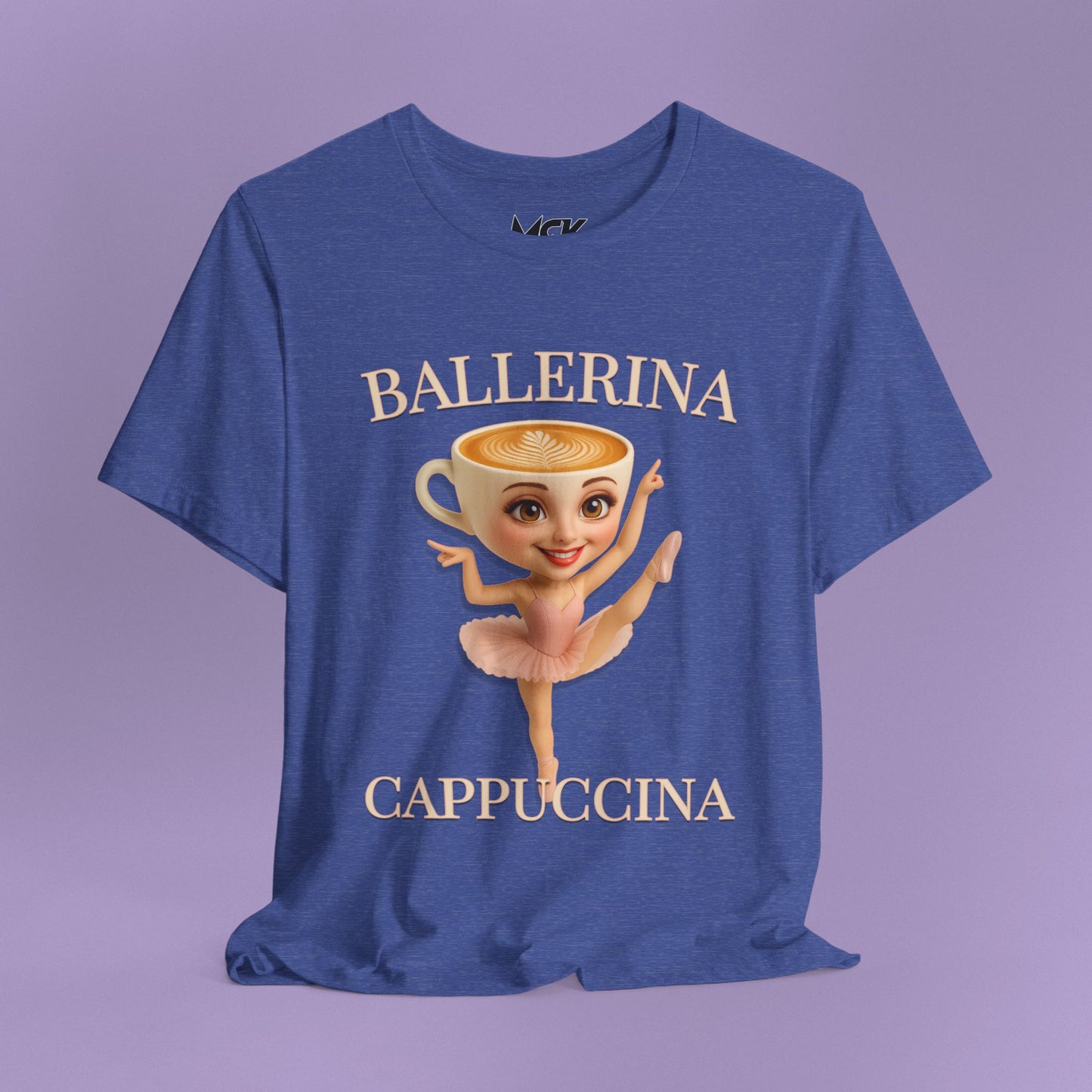 Ballerina Cappuccina Tee – Italian Brainrot Meme Shirt, Viral Cappuccino Ballerina Graphic Tee