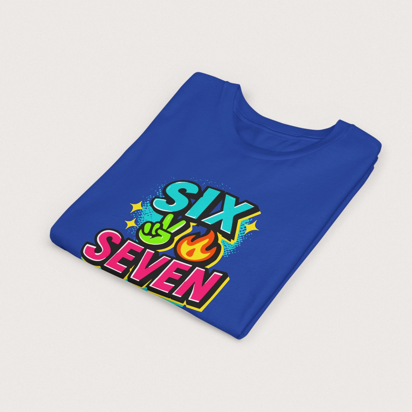 Youth - Six Seven Shirt – Funny 6 7 Meme Tee, Viral TikTok Trend Graphic T-Shirt, Gen Alpha Slang, Black Friday, Christmas Gift | Youth Sizes