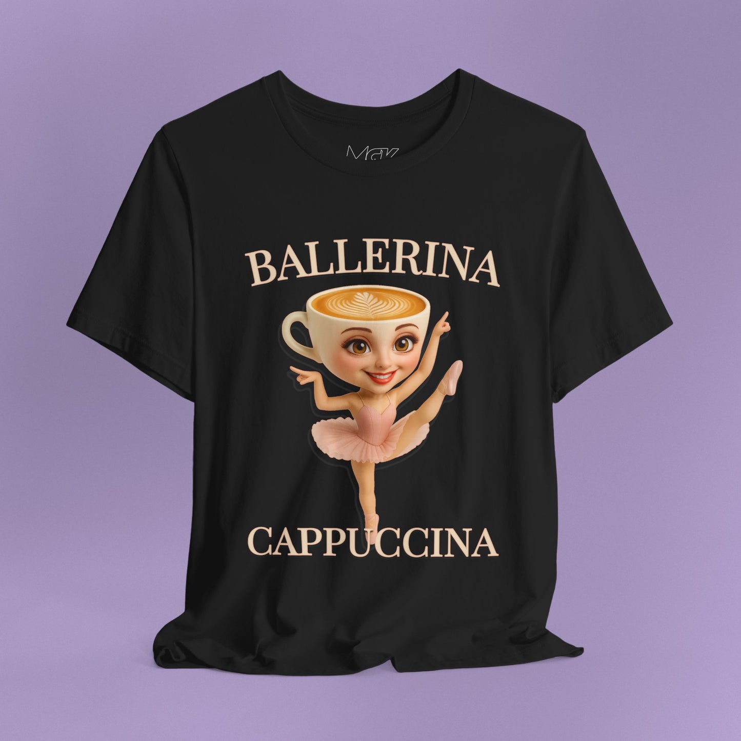 Ballerina Cappuccina Tee – Italian Brainrot Meme Shirt, Viral Cappuccino Ballerina Graphic Tee