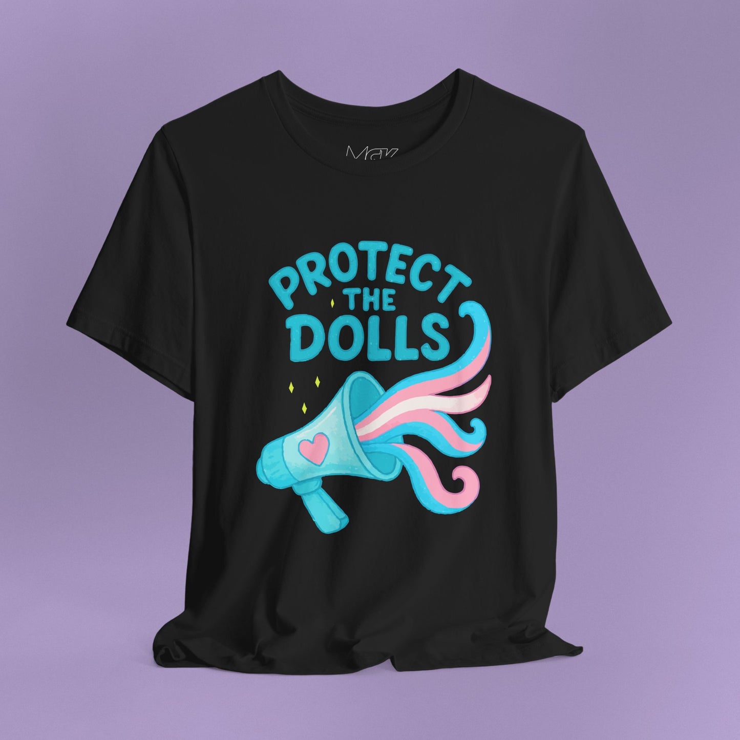 Protect The Dolls Tee – Trans Rights Shirt, Cute Pastel LGBTQ+ Pride Graphic T-Shirt