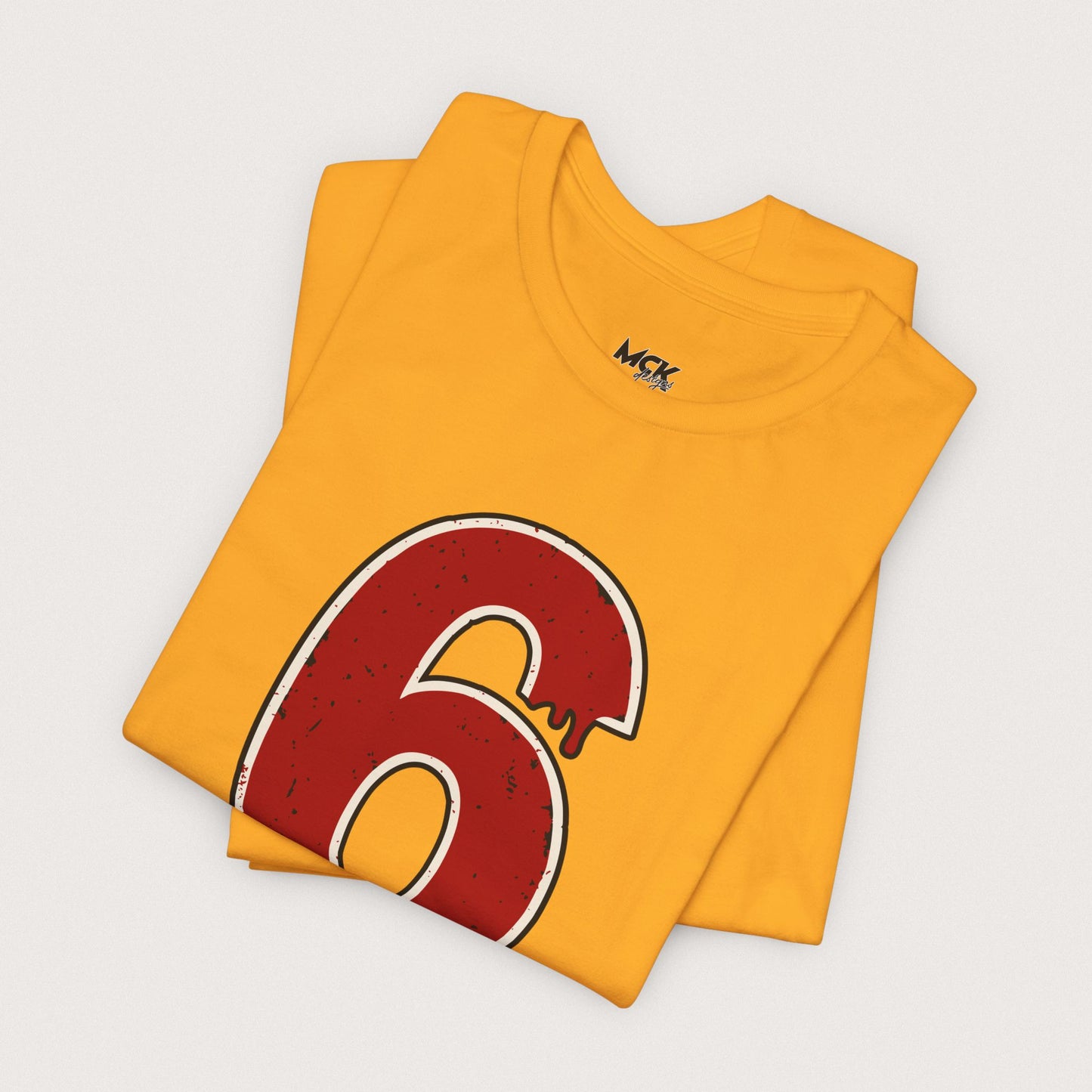 Halloween 67 "6 Shirt" – Dripping Number Meme Tee, Blood-Drip Graphic, Couples Matching 6 or 7, Spooky Season