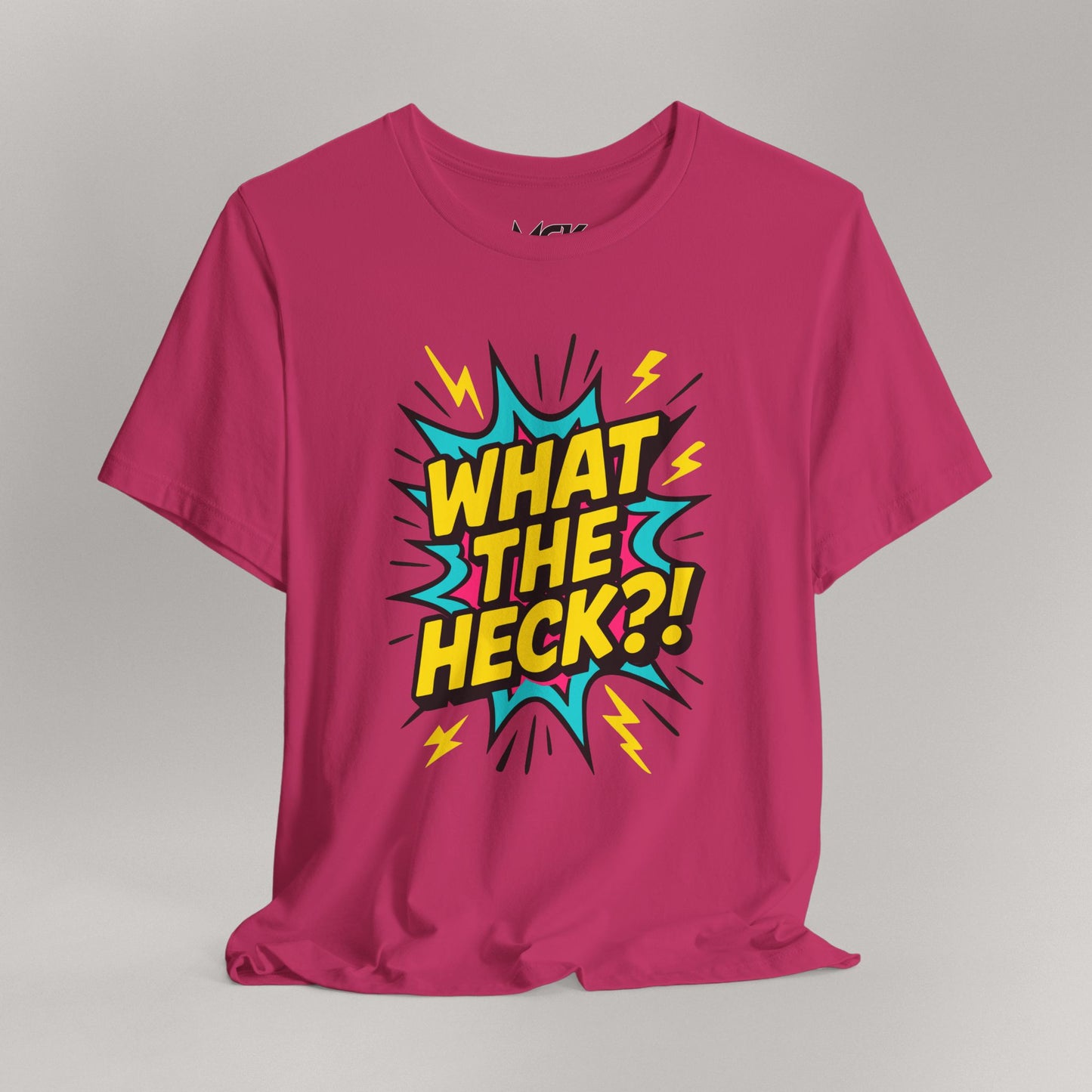 What The Heck?! T‑Shirt – TikTok Meme Tee, Bold Pop‑Art Graphic Shirt