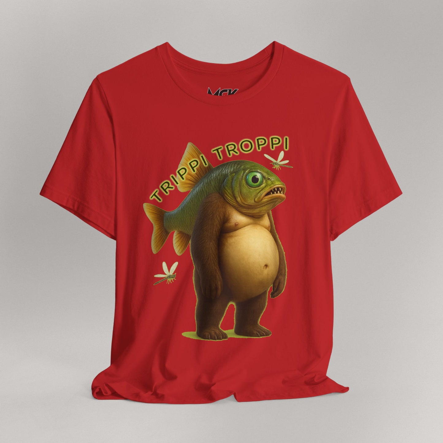 Trippi Troppi Bear‑Fish T‑Shirt – Italian Brainrot Meme Shirt, King of the Sea Edition