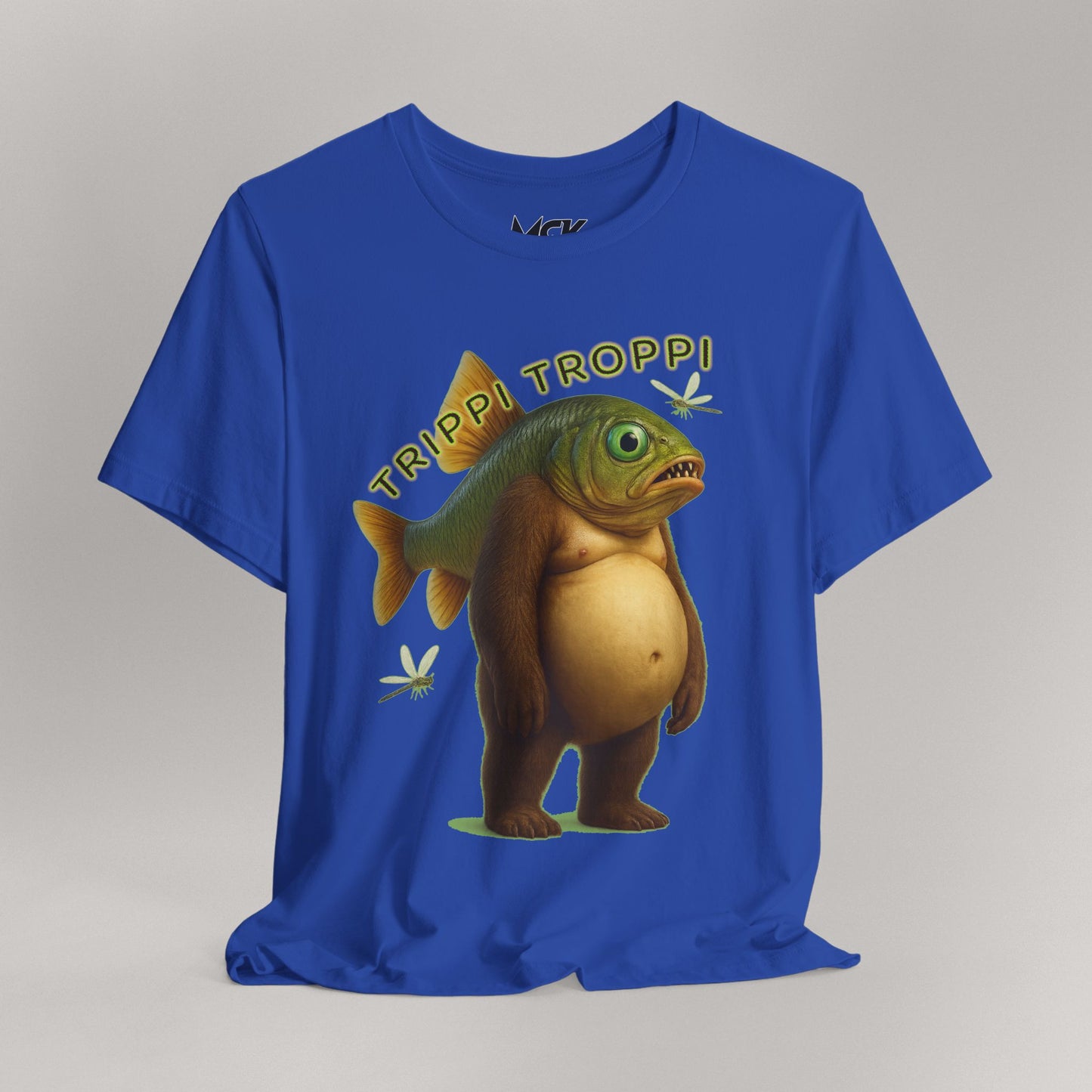 Trippi Troppi Bear‑Fish T‑Shirt – Italian Brainrot Meme Shirt, King of the Sea Edition
