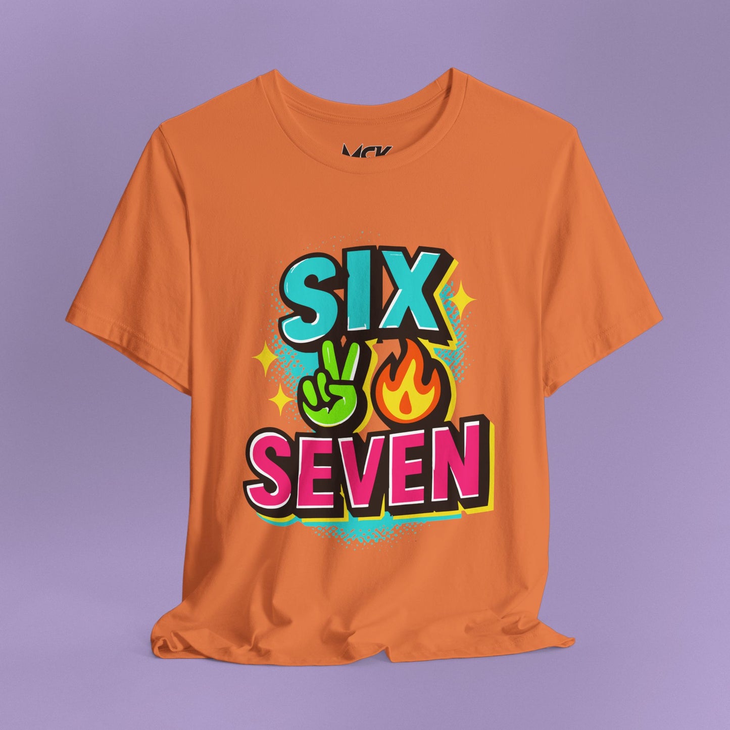 Six Seven T‑Shirt – Meme Slang Tee, TikTok Phrase & Basketball Humor