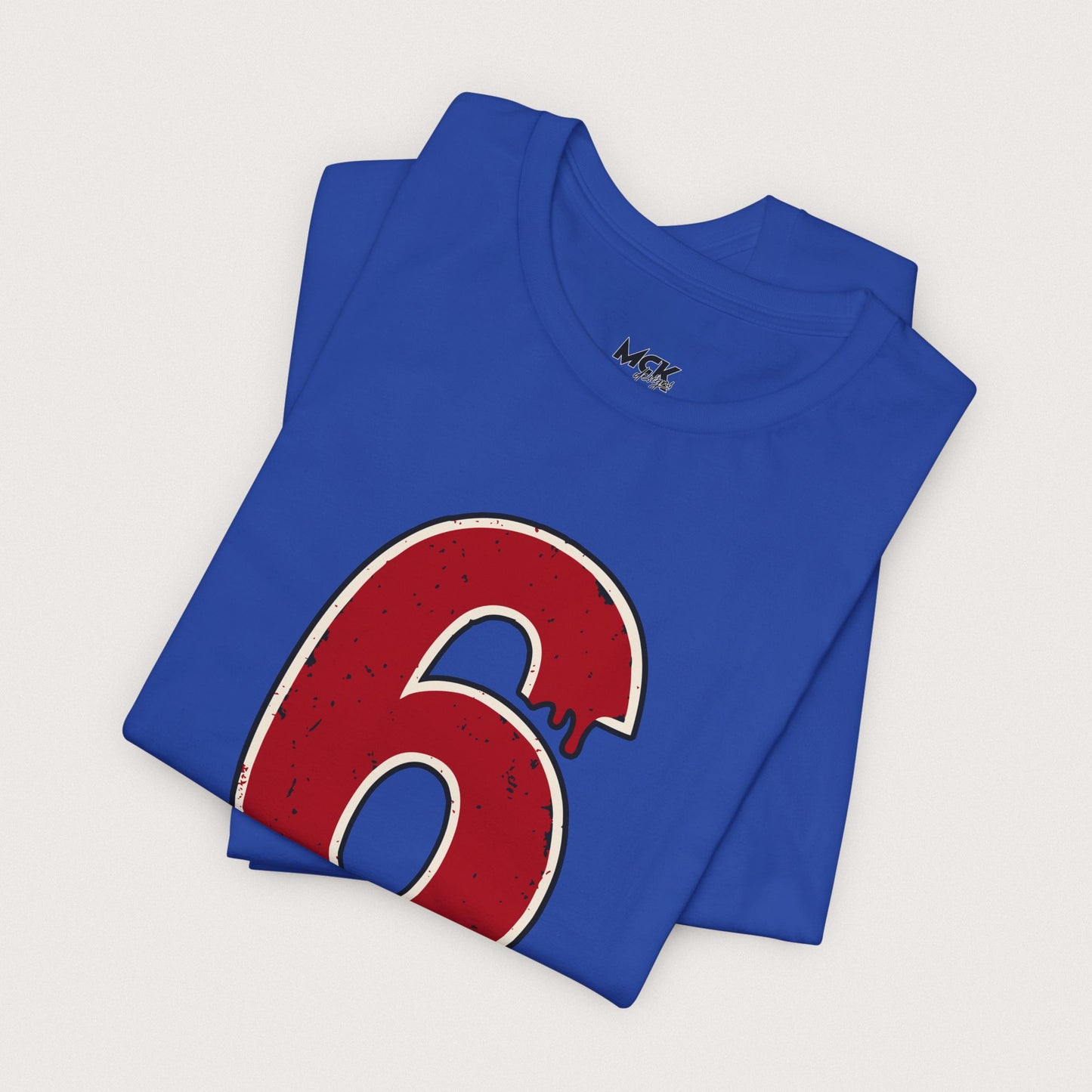 Halloween 67 "6 Shirt" – Dripping Number Meme Tee, Blood-Drip Graphic, Couples Matching 6 or 7, Spooky Season