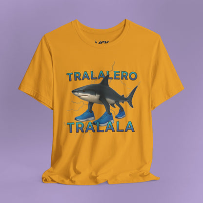 Tralalero Tralala T-Shirt – Italian Brainrot Meme Tee, Three-Legged Shark in Sneakers