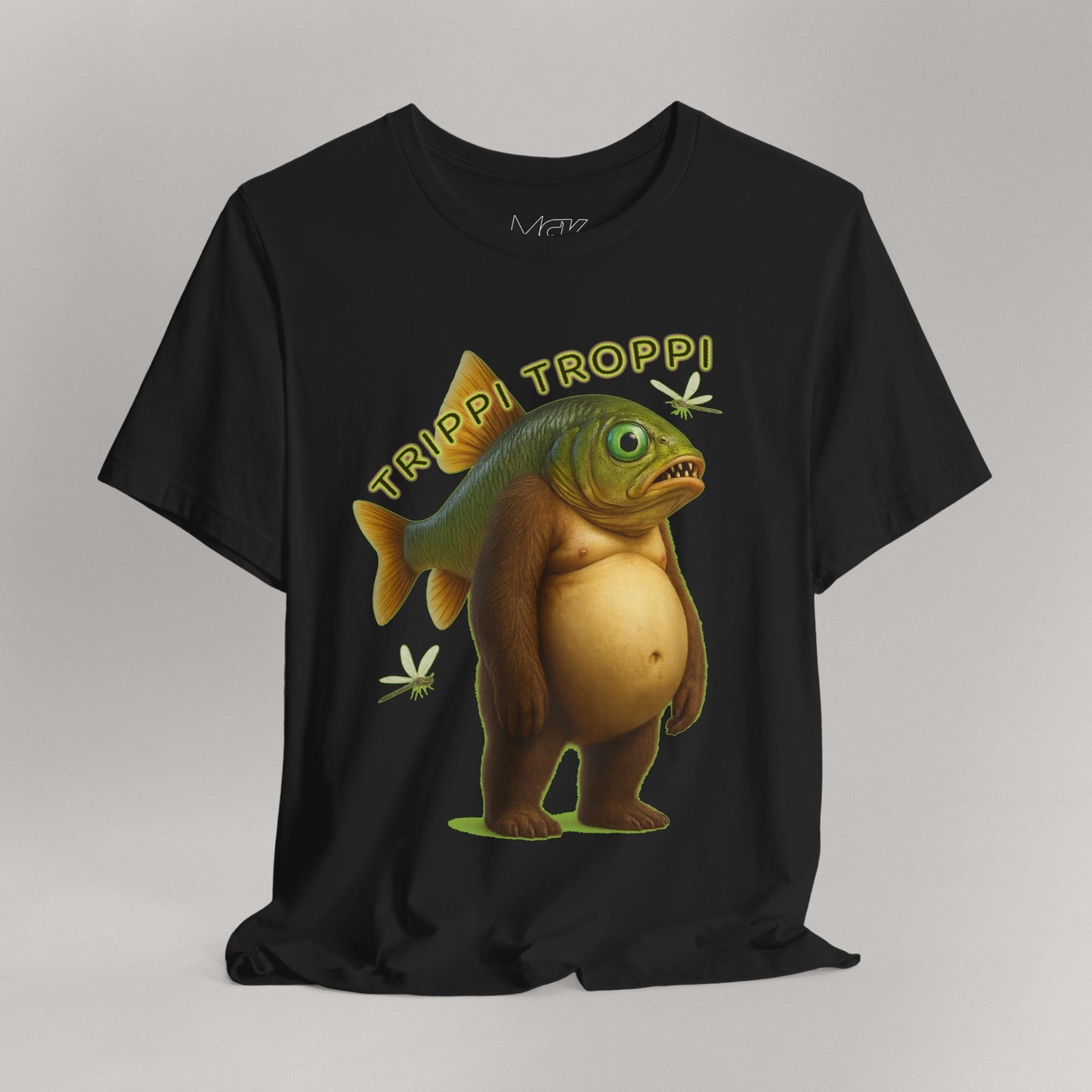 Trippi Troppi Bear‑Fish T‑Shirt – Italian Brainrot Meme Shirt, King of the Sea Edition