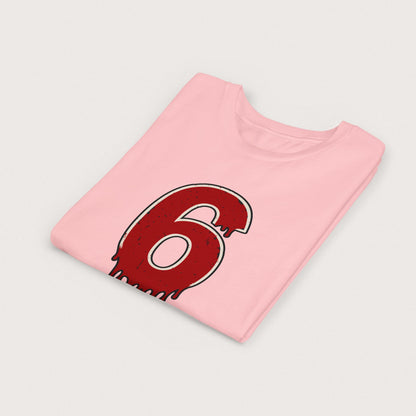 Youth Halloween 67 "6 Shirt" – Dripping Number Meme Tee, Blood-Drip Graphic, Couples Matching 6 or 7, Spooky Season | Youth Sizes
