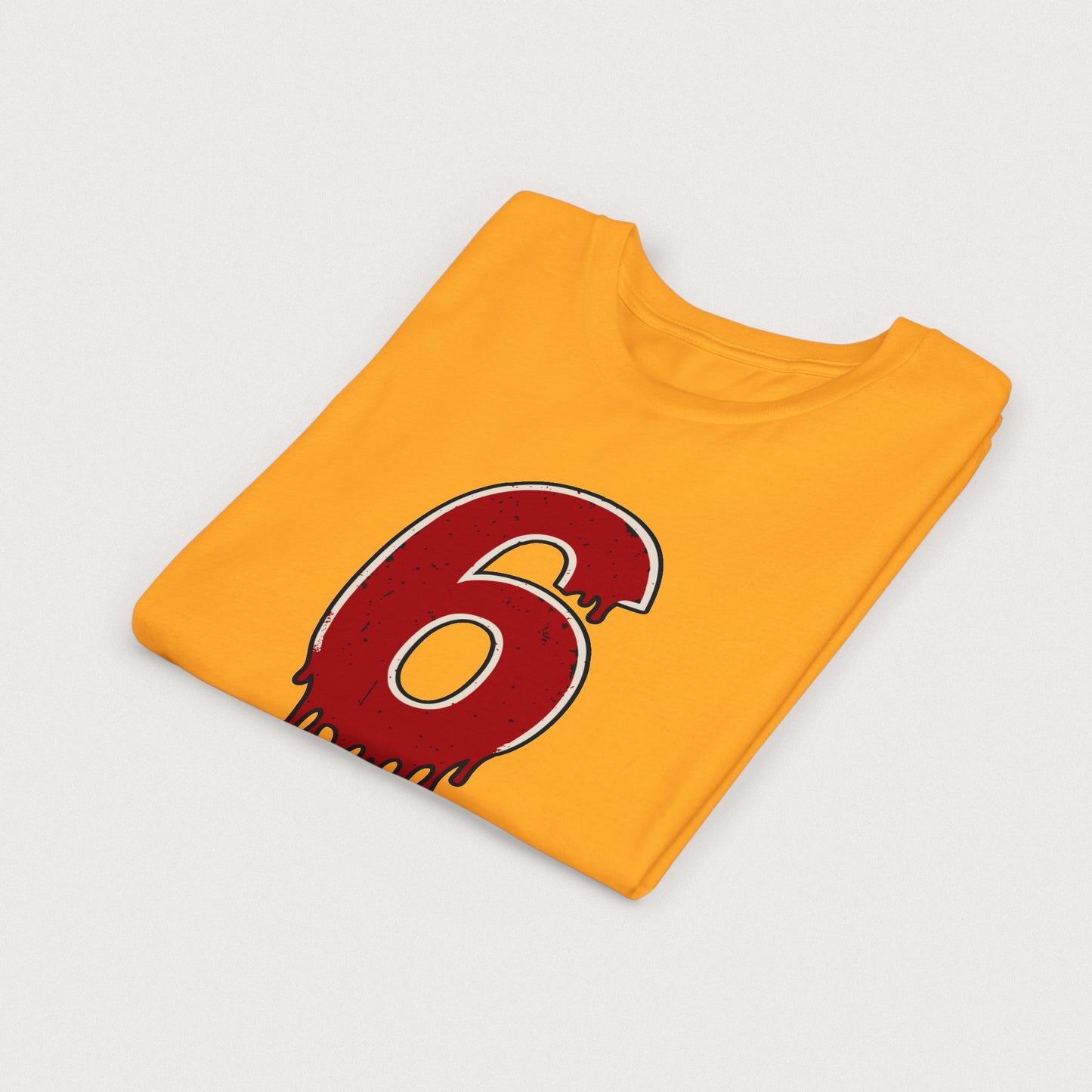 Youth Halloween 67 "6 Shirt" – Dripping Number Meme Tee, Blood-Drip Graphic, Couples Matching 6 or 7, Spooky Season | Youth Sizes
