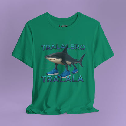 Tralalero Tralala T-Shirt – Italian Brainrot Meme Tee, Three-Legged Shark in Sneakers