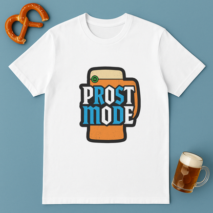 Oktoberfest Beer Shirt – Prost Mode ON Stein Graphic Drinking T-Shirt for Festivals & Beer Gardens