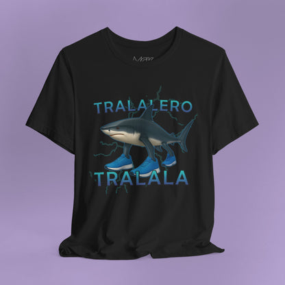 Tralalero Tralala T-Shirt – Italian Brainrot Meme Tee, Three-Legged Shark in Sneakers