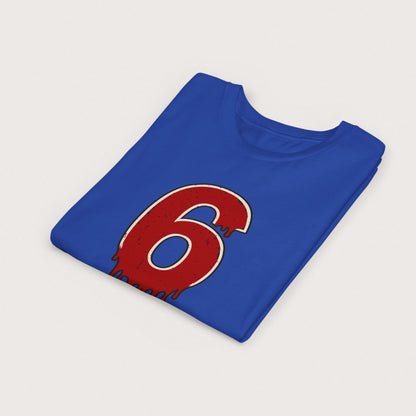 Youth Halloween 67 "6 Shirt" – Dripping Number Meme Tee, Blood-Drip Graphic, Couples Matching 6 or 7, Spooky Season | Youth Sizes