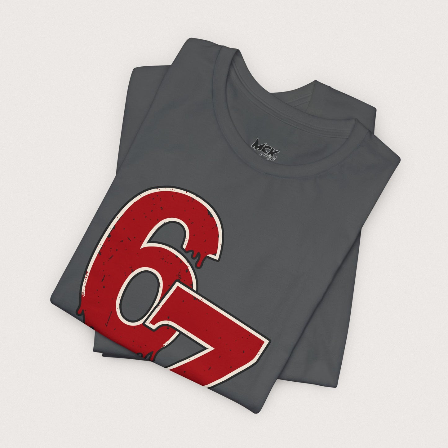 Halloween 67 Shirt – Dripping Number Meme Tee, Blood-Drip Graphic, Spooky Season